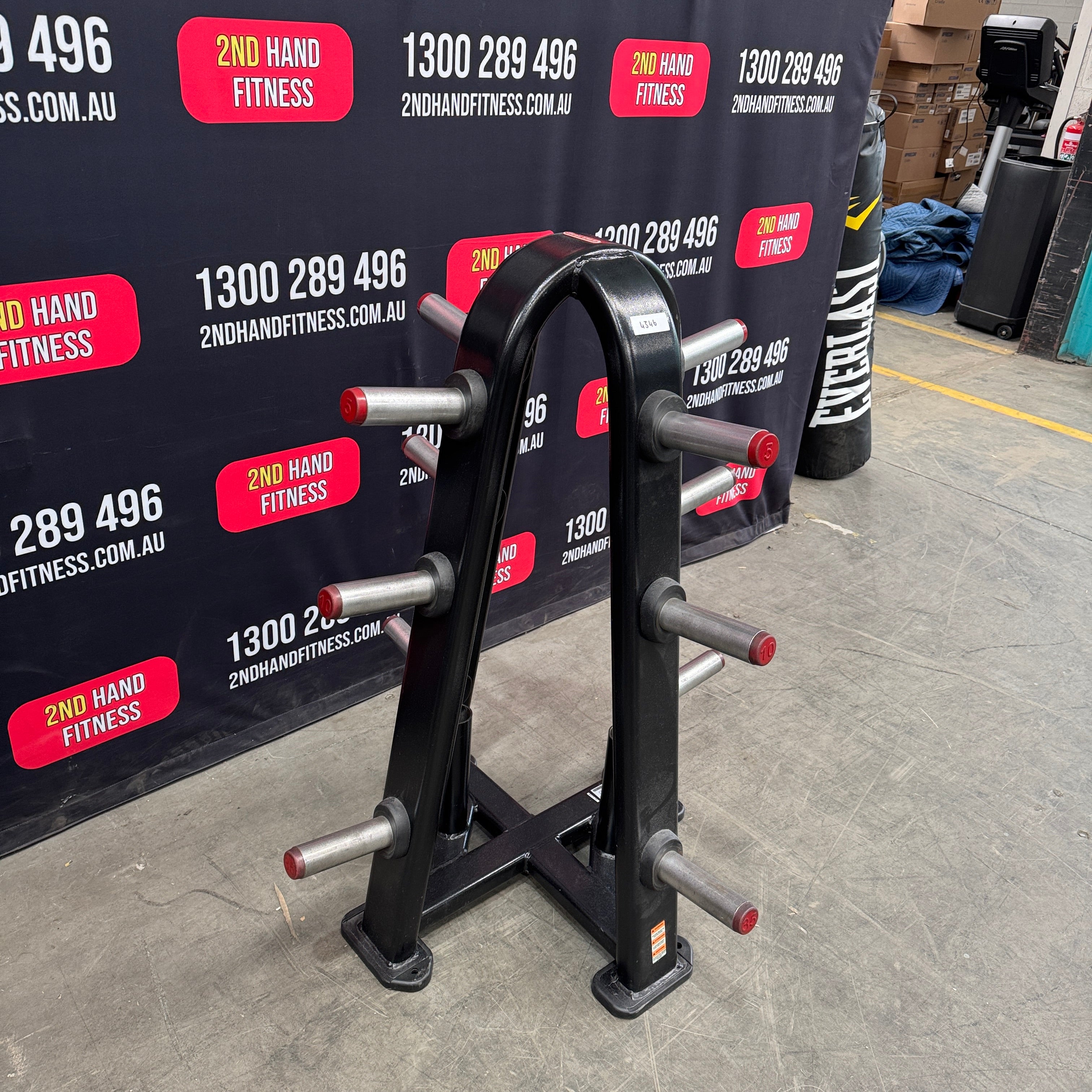 StarTrac 4-Sided Weight Tree & Olympic Barbell Storage