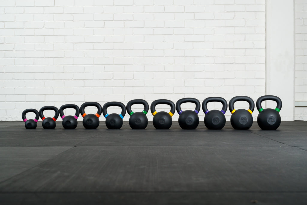 (NEW) Habitual Black Cast Iron Kettlebell (Powder Coated)