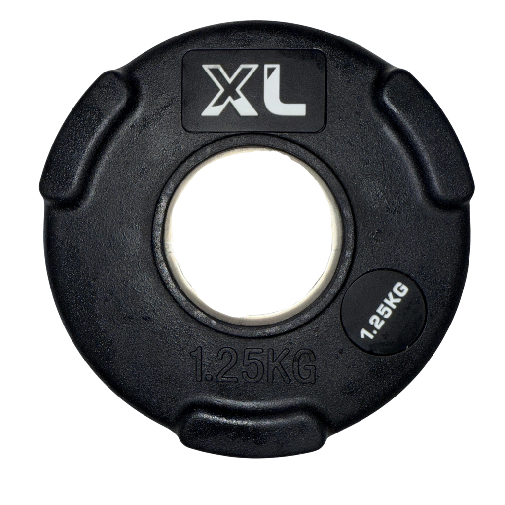 1.25kg Rubber Weight Plates - Pair (New)