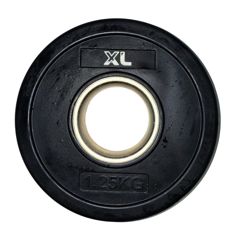 1.25kg Rubber Weight Plates - Pair (New)