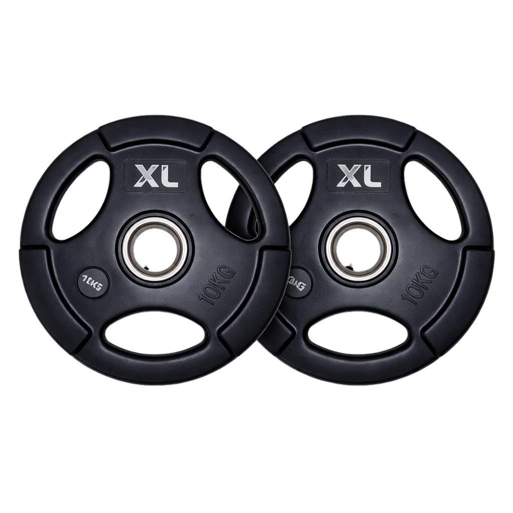 10kg Rubber Weight Plates - Pair (New)
