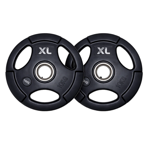 10kg Rubber Weight Plates - Pair (New)