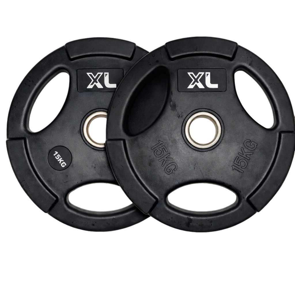 15kg Rubber Weight Plates - Pair (New)