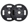 15kg Rubber Weight Plates - Pair (New)