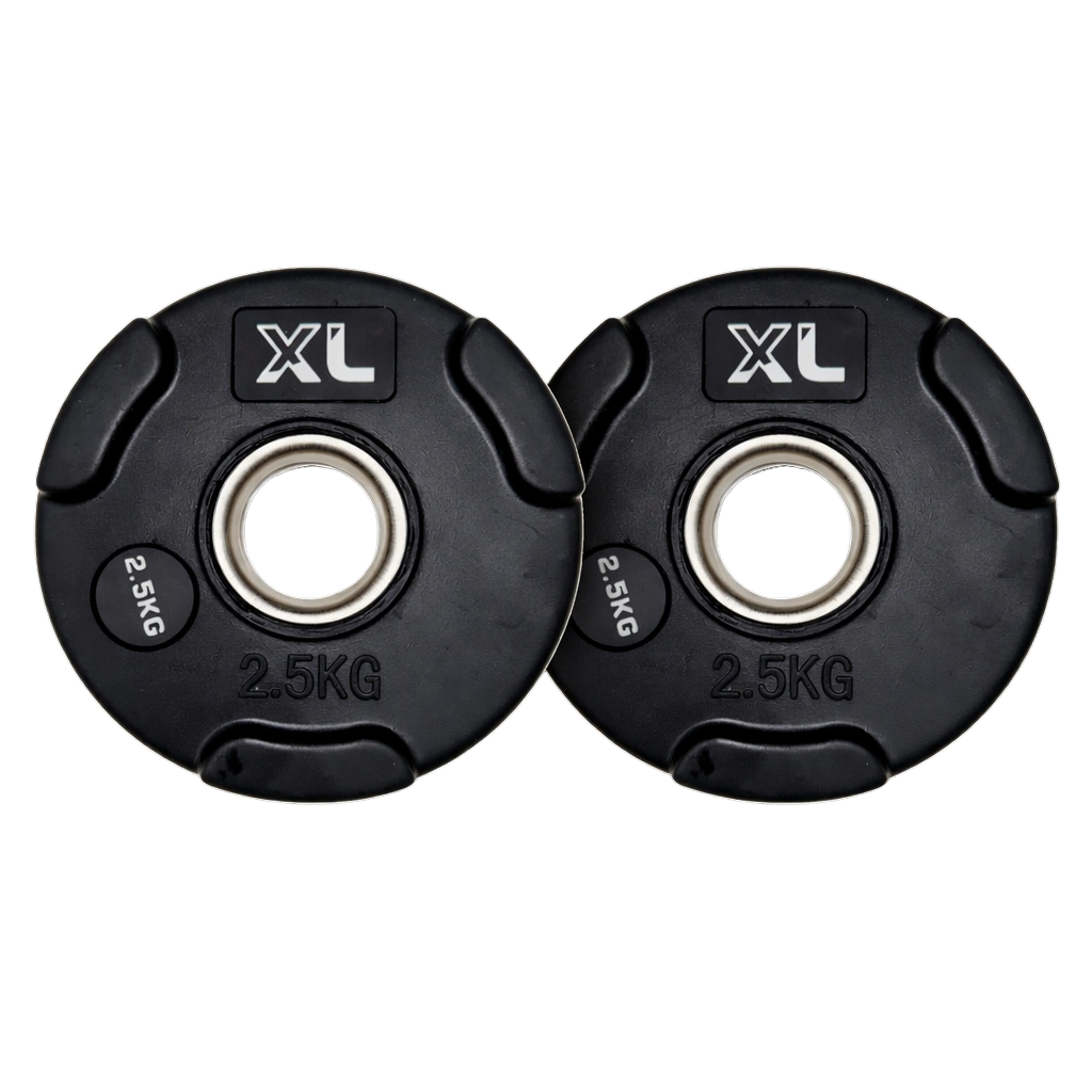 2.5kg Rubber Weight Plates - Pair (New)