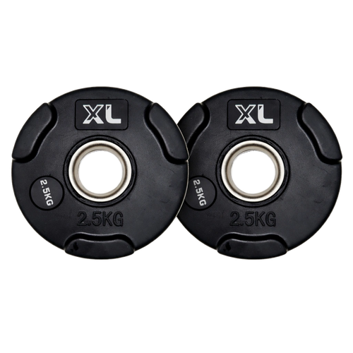 2.5kg Rubber Weight Plates - Pair (New)
