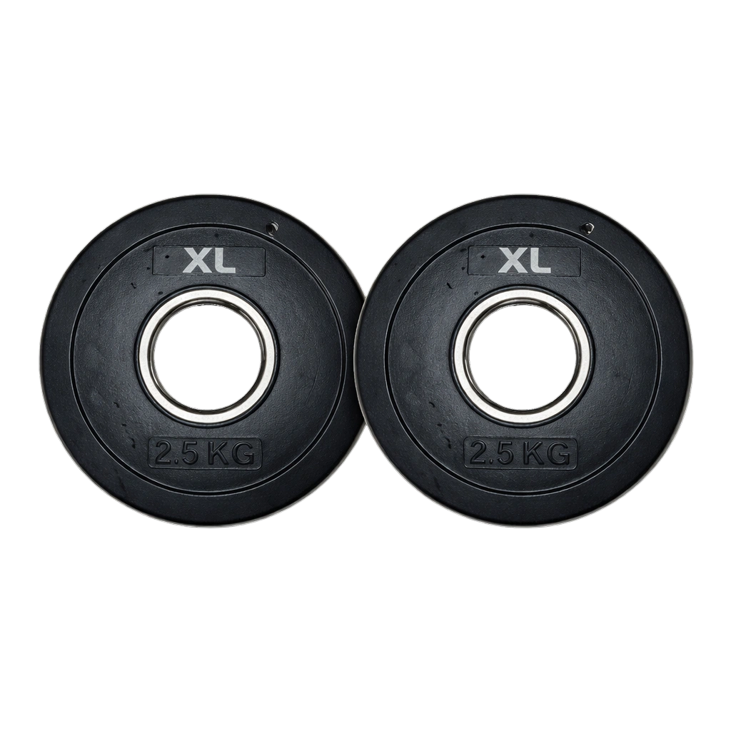 2.5kg Rubber Weight Plates - Pair (New)