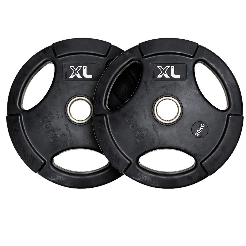 20kg rubber weight plates pair premium