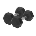 20KG Hex Rubber Dumbbell Pair ($3/kg)