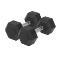 9kg Hex Rubber Dumbells Pair
